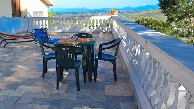 Dachterrasse ferienwohnung